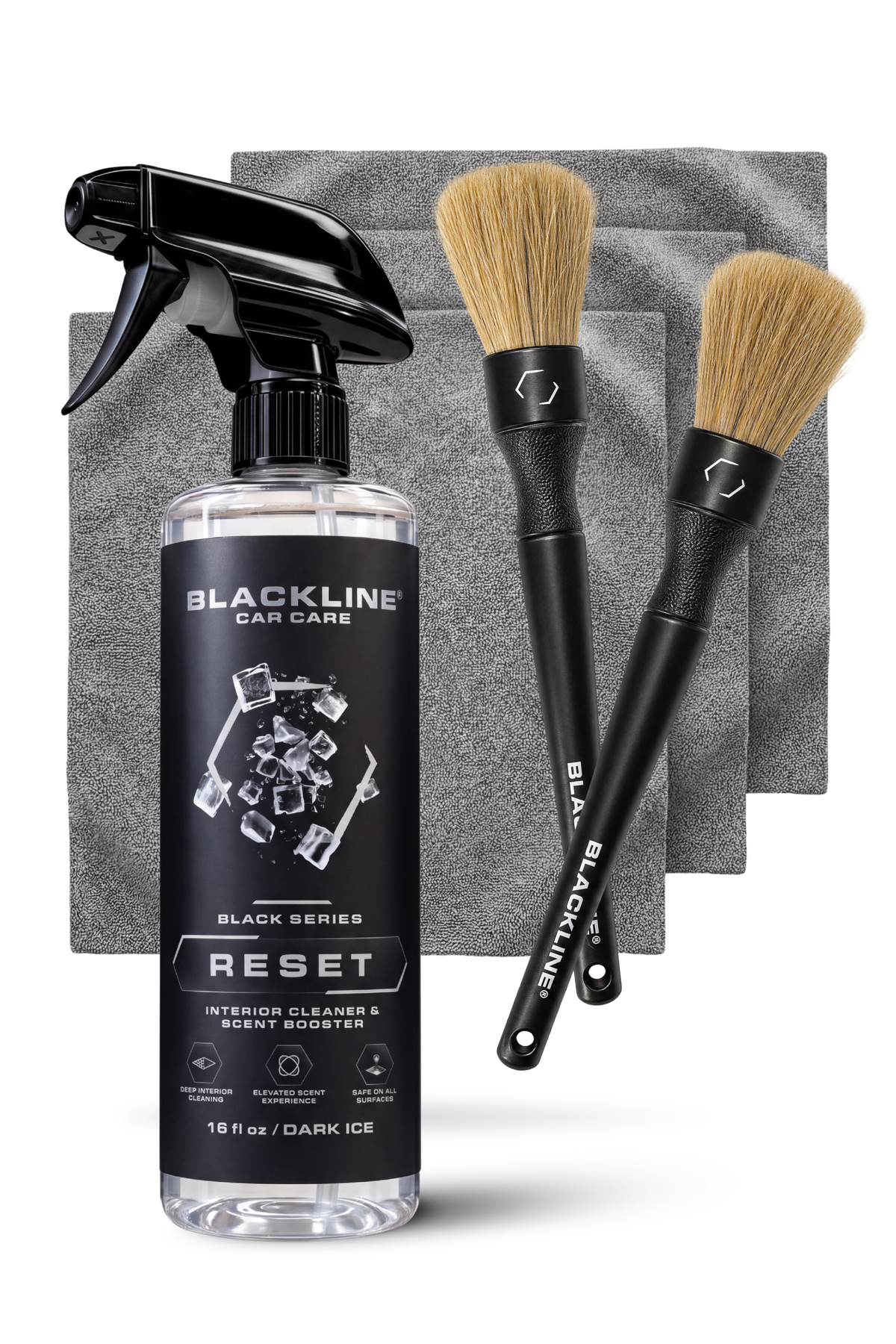 BLACKLINE® BOAR'S HAIR BRUSH SET