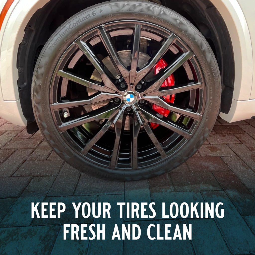 Blue Suede Tire Shine with Protect Shield Formula™