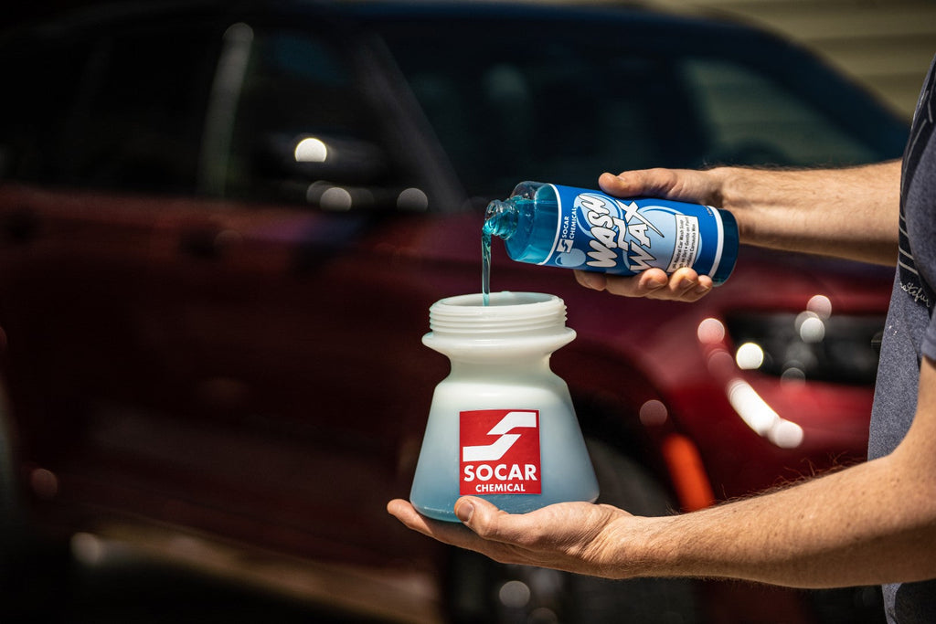 SOCAR Wash n Wax - pH Neutral Car Wash Soap Infused with Carnauba Wax