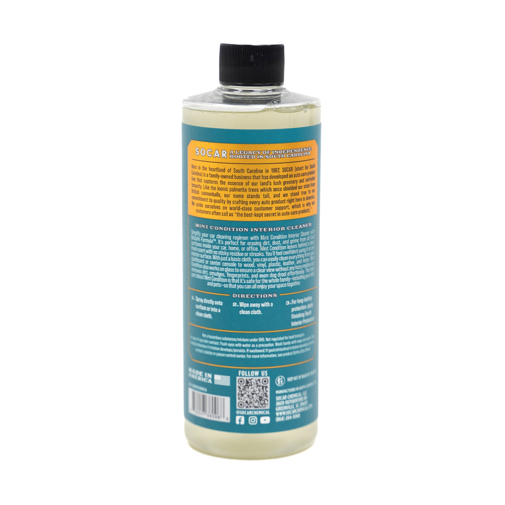 Mint Condition Interior Cleaner with BioSafe Formula™